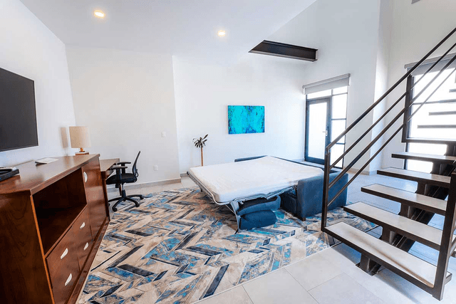Inn at Laguna living area with sofa bed