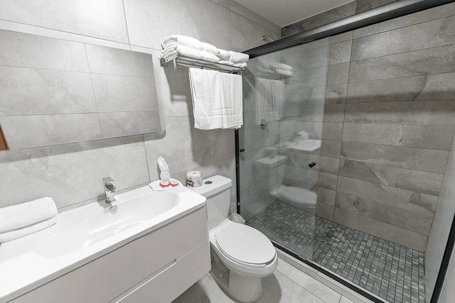 Ocotillo bathroom with modern fixtures