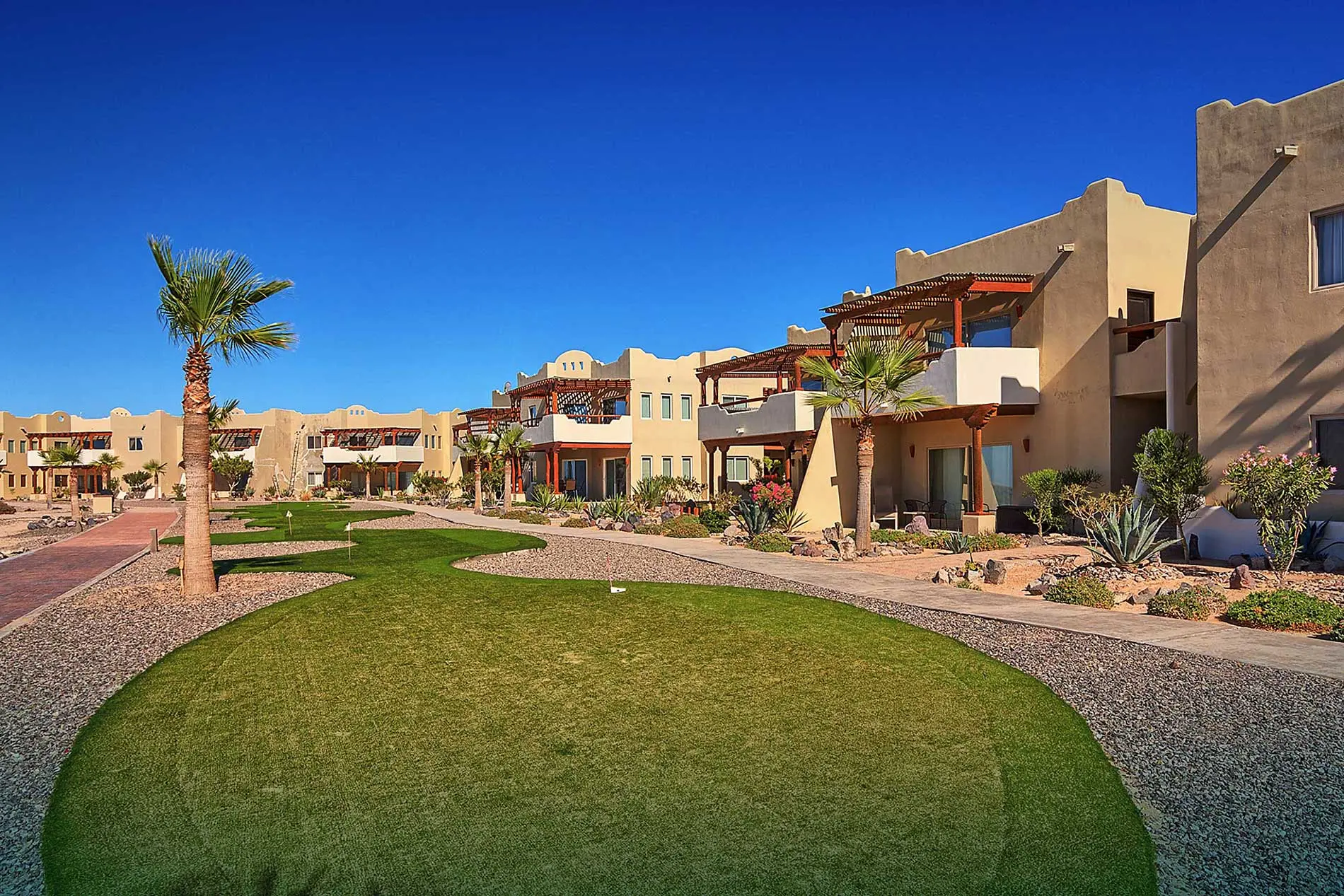Luxury spa at Laguna Shores Resort overlooking the Sea of Cortez