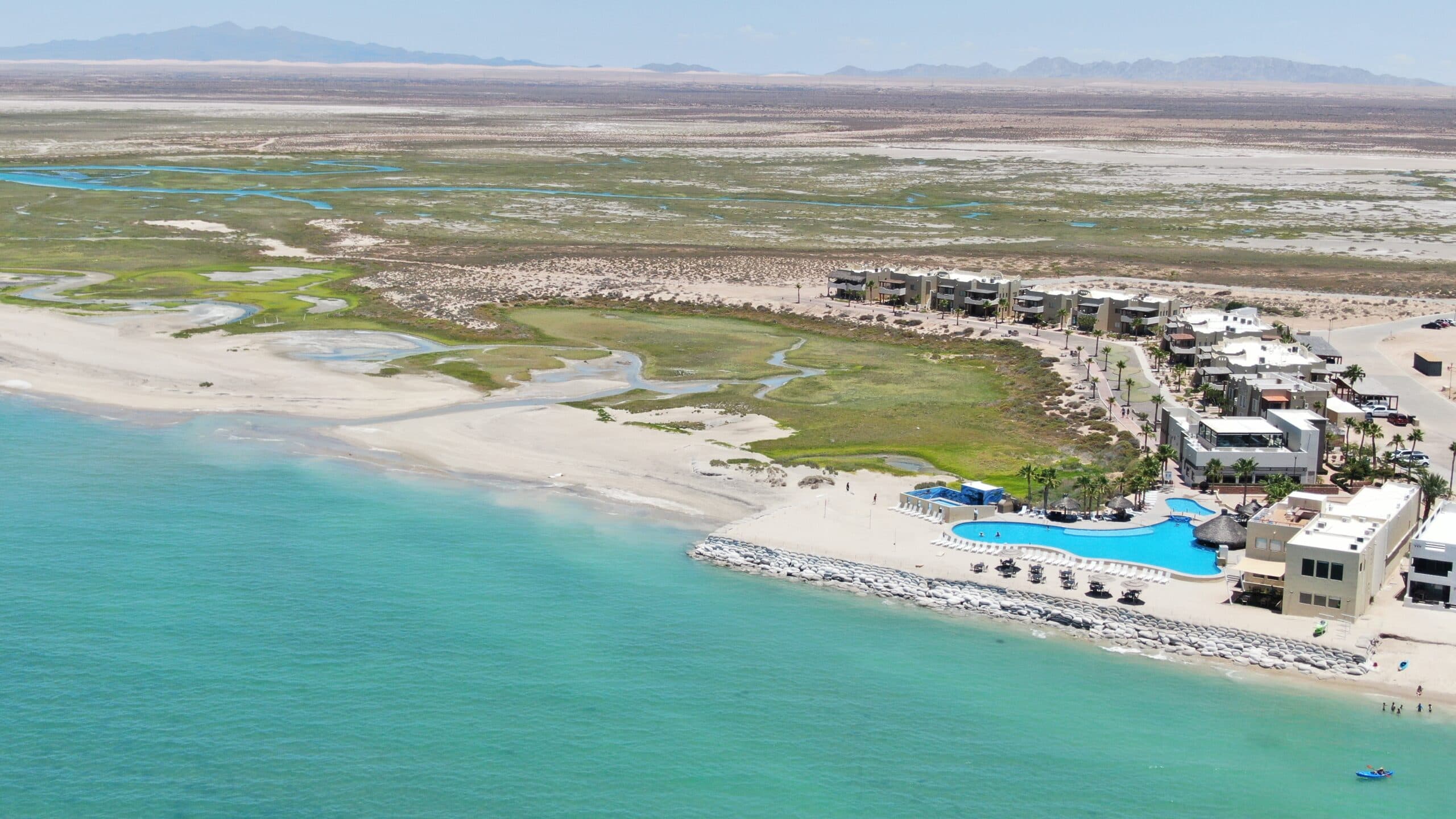 Vista aérea de Laguna Shores Resort