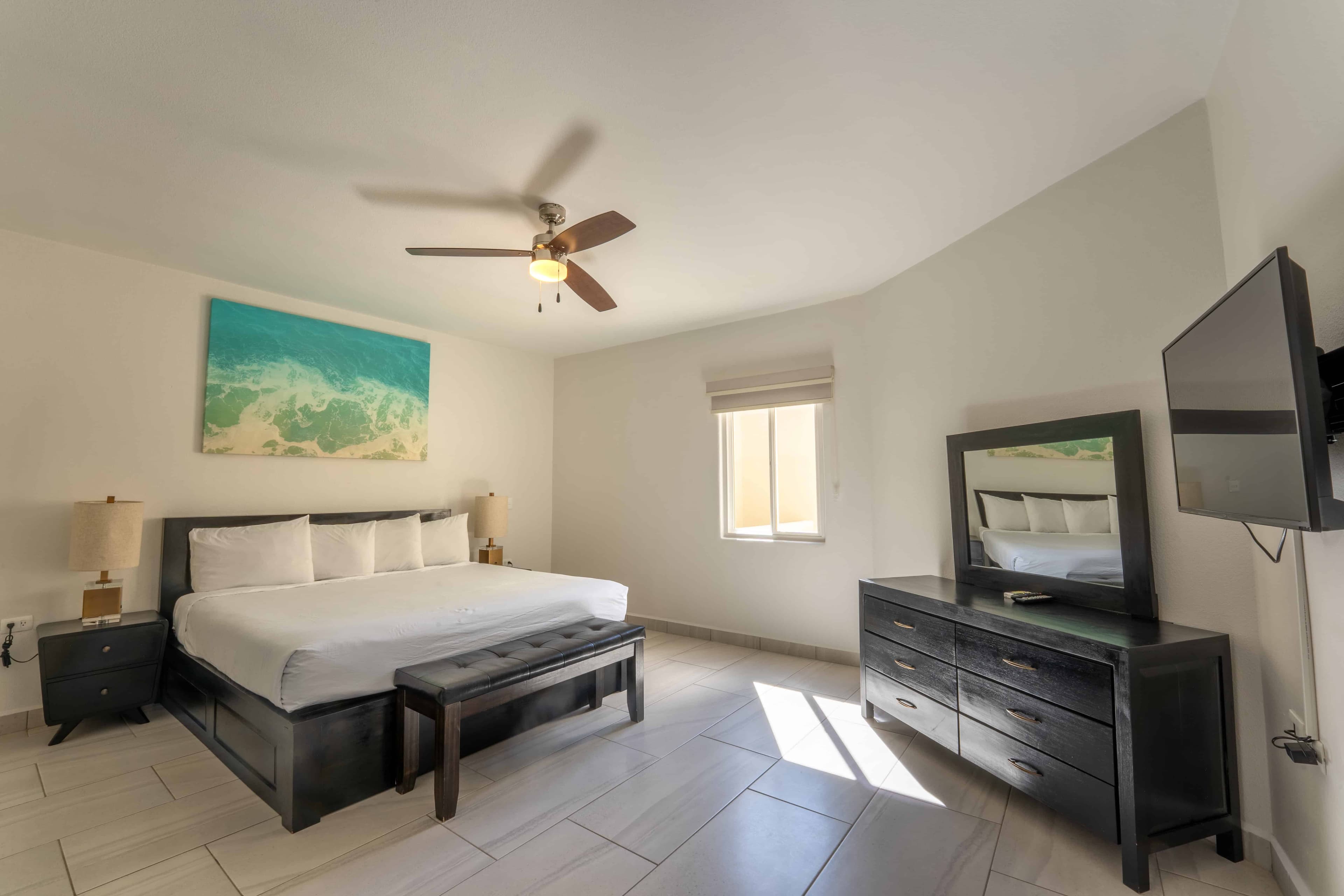 Laguna Shores Resort villa interior with natural light