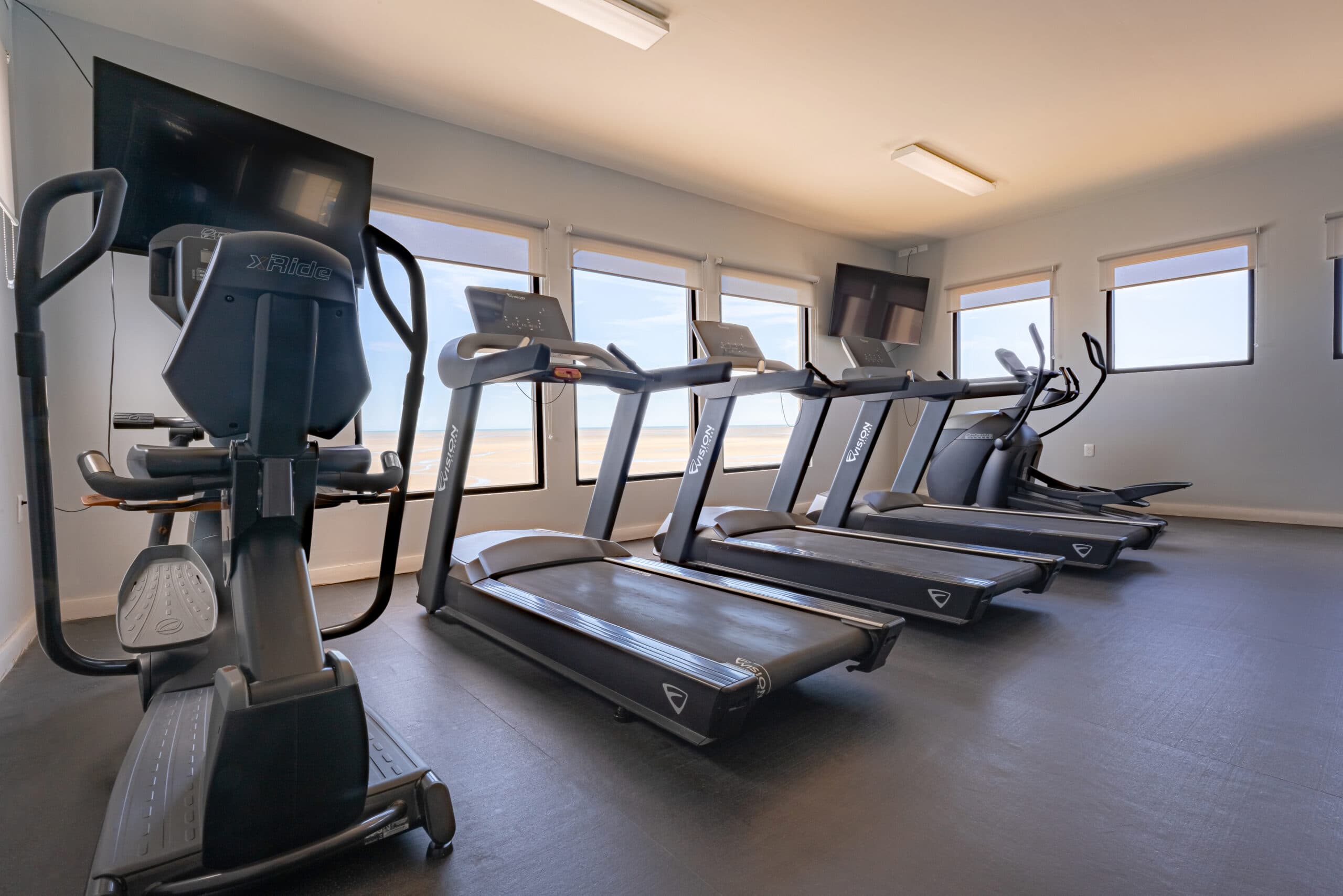 Vista del gimnasio