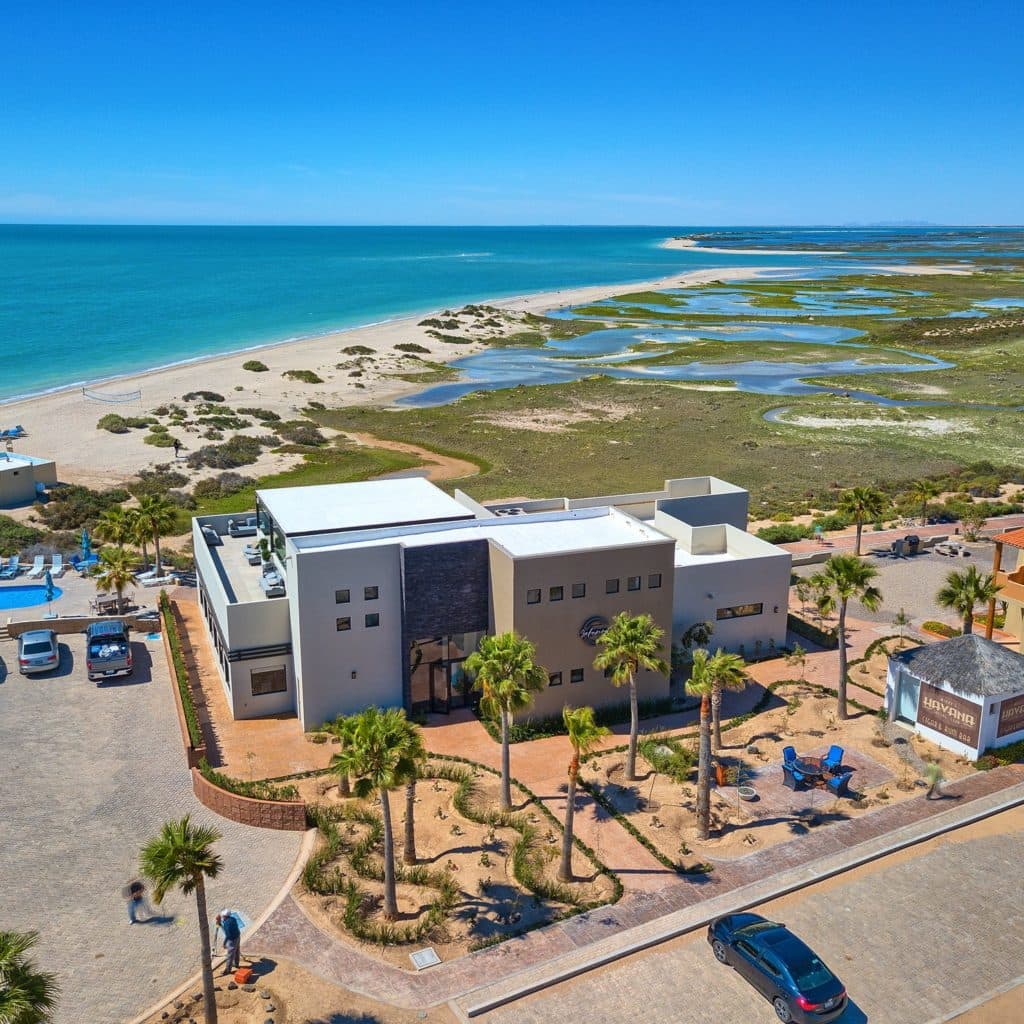 Laguna Shores Resort aerial view