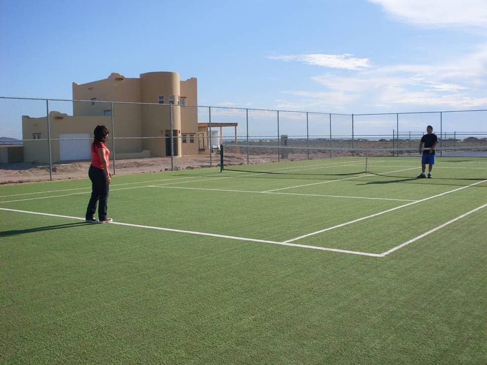 Laguna Shores Resort Tennis Court View