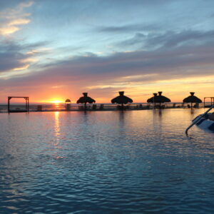 Beautiful Sunset at Laguna Shores Resort.
